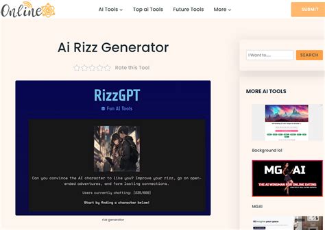 CLICK on Generate Brand Names. . Rizz generator free